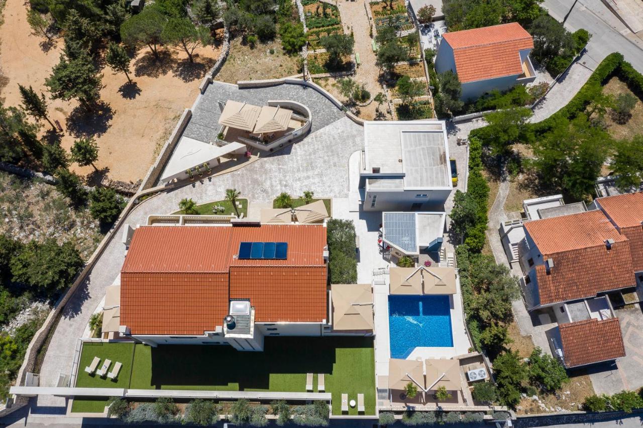 Pool Terrace Sea View Sarkic Apartment โนวาลยา ภายนอก รูปภาพ